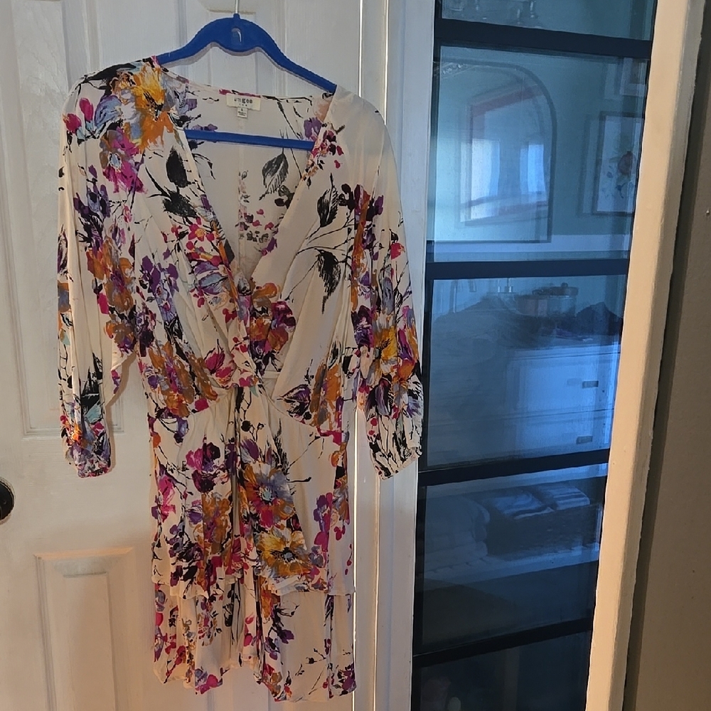 Floral Wrap Dress